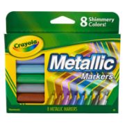 Picture of Crayola Metallic Markers Shimmery Colors 8/Pkg
