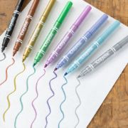 Picture of Crayola Metallic Markers Shimmery Colors 8/Pkg
