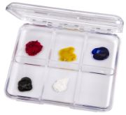 Picture of ArtBin Slim Line Box 6 Compartments 2/Pkg 4.25"X3.75"X0.625" Clear