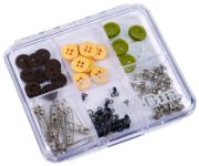 Picture of ArtBin Slim Line Box 6 Compartments 2/Pkg 4.25"X3.75"X0.625" Clear