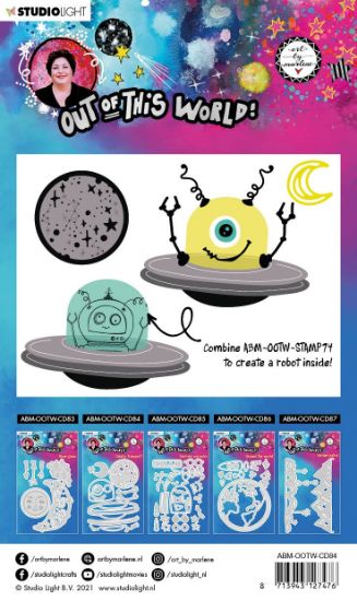 Picture of Art By Marlene Out Of This World Cutting & Embossing Die-Galaxy Transport