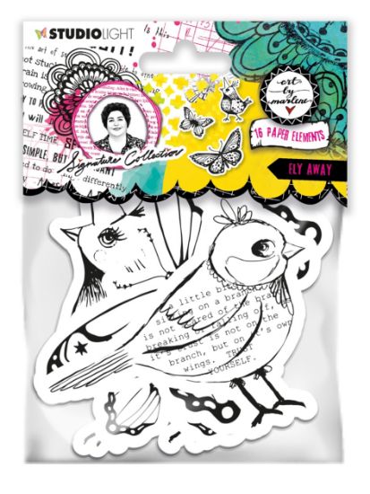 Picture of Art By Marlene Paper Elements Collection 16/Pkg-Nr. 02, Fly Away