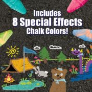 Picture of Crayola Washable Sidewalk Chalk 64 Colors Including 8 W/Special Effects