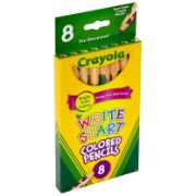 Picture of Crayola Write Start Colored Pencils 8/Pkg Long