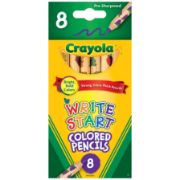 Picture of Crayola Write Start Colored Pencils 8/Pkg Long