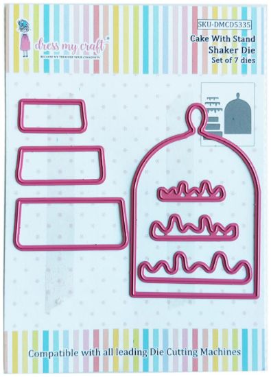 Picture of Dress My Craft Shaker Dies-Cake W/Stand