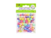 Picture of Multicraft Acrylic Beads 50g-Round/Oval
