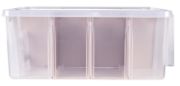 Picture of Artbin Super Satchel Double Deep W/Removable Dividers Rose Gold Handle, Latch & Dividers