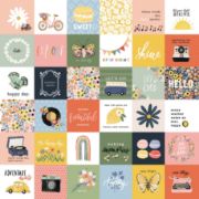 Picture of Here, There And Everywhere Double-Sided Cardstock 12"X12"-2"X2" Journaling Cards