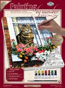 Picture of Paint By Number Kit Artist Canvas Series 9"X12" Cat In The Window