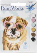 Picture of Paint Works Paint By Number Kit 8"X10" Dog Love