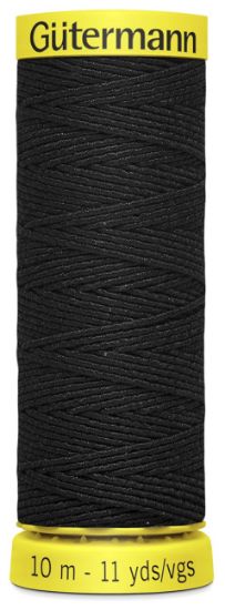 Picture of Elastic Thread 11yd Black