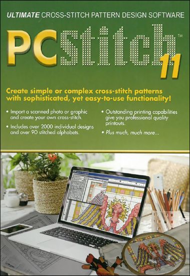 Picture of Pc Stitch Pro Cross Stitch Software Version 11 