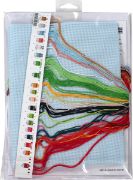 Picture of Dimensions Counted Cross Stitch Kit 16" Long Snowman Family Stocking (14 Count)