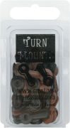 Picture of Painted Metal Turn Mounts 50/Pkg Matte Black & Brown