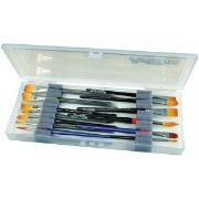 Picture of ArtBin Brush Box 14"X6"X1.25" Translucent