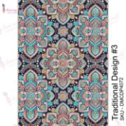 Picture of Dress My Craft Transfer Me Sheet A4 Traditional Design #3