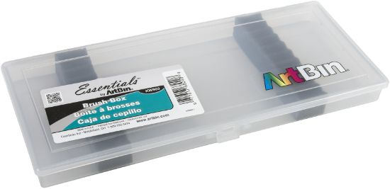 Picture of ArtBin Brush Box 14"X6"X1.25" Translucent