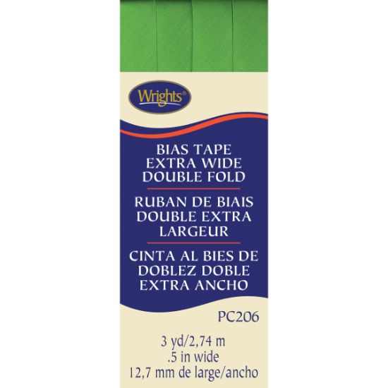 Picture of Double Fold Bias Tape 1/2"X3yd Leaf Green