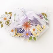 Picture of Pinkfresh Cardstock Die-Cuts Ephemera Pack 16/Pkg-Fancy Floral