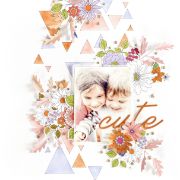 Picture of Pinkfresh Cardstock Die-Cuts Ephemera Pack 16/Pkg-Fancy Floral