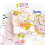 Picture of Pinkfresh Cardstock Die-Cuts Ephemera Pack 16/Pkg-Fancy Floral
