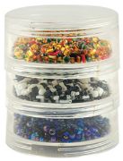 Picture of Bead Storage Screw-Stack Canisters 2.75"X1" 3/Pkg 