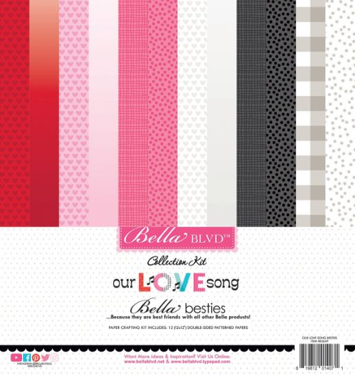 Picture of Bella Blvd Besties Collection Kit 12"X12"-Our Love Song