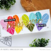 Picture of My Favorite Things Clear Stamps 4"X8" Heart Burst Hellos
