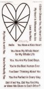 Picture of My Favorite Things Clear Stamps 4"X8" Heart Burst Hellos
