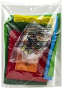 Picture of Bucilla Felt Stocking Applique Kit 18" Long Snowman W/Presents