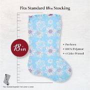 Picture of Bucilla Felt Stocking Liners For 18" Stockings-Snowflakes