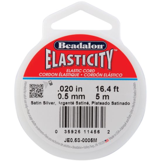 Picture of Elasticity .5mmX5m Satin Silver