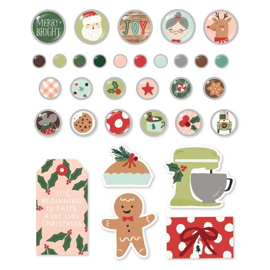 Picture of Baking Spirits Bright Decorative Brads