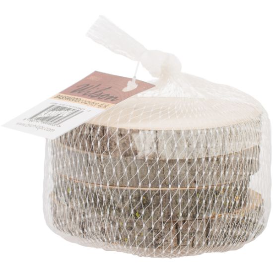 Picture of Basswood Coaster 4/Pkg 2.75" To 3.25"