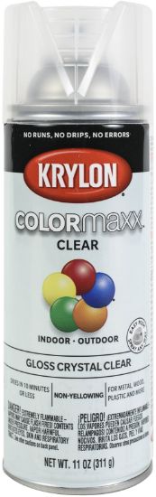 Picture of COLORmaxx Interior/Exterior Finish Aerosol Spray 11oz Gloss Clear
