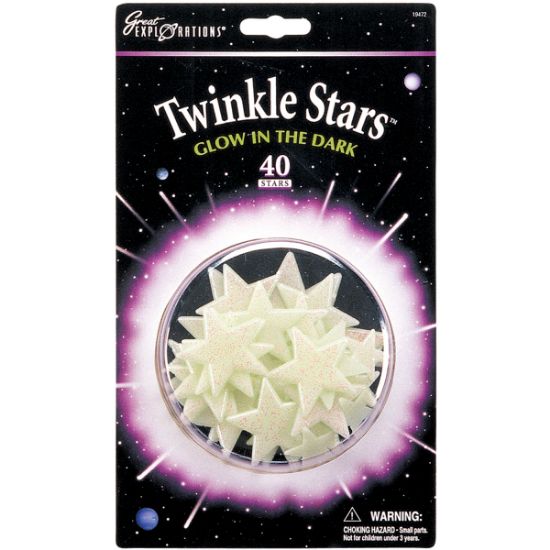 Picture of Glow-In-The-Dark Star Packs Twinkle Stars 40/Pkg