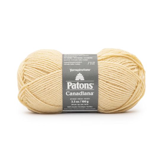 Picture of Patons Canadiana Yarn - Solids-Pale Yellow