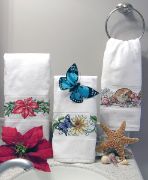 Picture of Aberdeen Velour Hand Towel 14 Count 16.5"X27" White