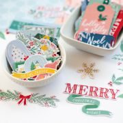 Picture of PinkFresh Ephemera Cardstock Die-Cuts-Happy Holidays