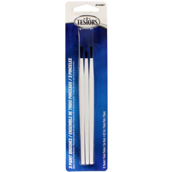 Picture of Paintbrushes 3/Pkg 2 Broad & 1 Fine
