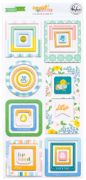 Picture of PinkFresh Chipboard Frames Stickers-Flower Market
