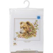 Picture of Bear Counted Cross Stitch Kit 11.75"X9.75" 14 Count