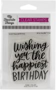 Picture of My Favorite Things Clearly Sentimental Stamps 3"X4" Happiest Birthday