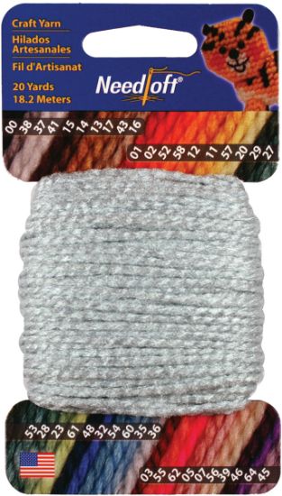 Picture of Needloft Craft Yarn 20yd Baby Blue