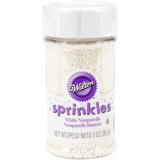 Picture of Nonpareils Sprinkles 3oz White