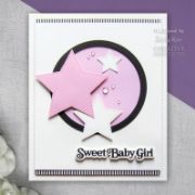 Picture of Creative Expressions Craft Dies By Sue Wilson-Mini Shadowed Sentiments Sweet Baby