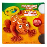 Picture of Crayola Modeling Clay 4oz 4/Pkg White, Black, Orange & Brown