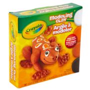 Picture of Crayola Modeling Clay 4oz 4/Pkg White, Black, Orange & Brown