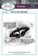 Picture of Creative Expressions 4.6"X4" Rubber Stamp By Andy Skinner-Papillon Dreams